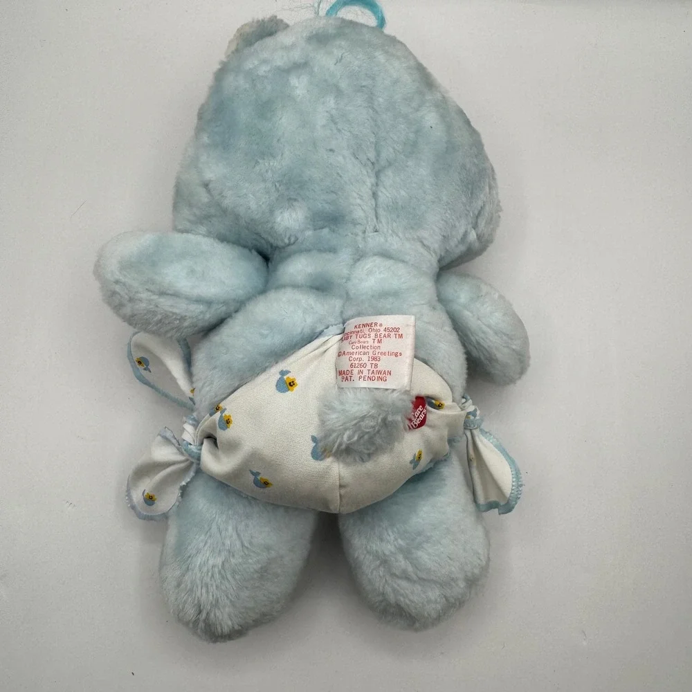 Kenner Care Bears Baby Tugs Bear Kids 13in Blue Vintage 1983 Plush Toy 61260 TB